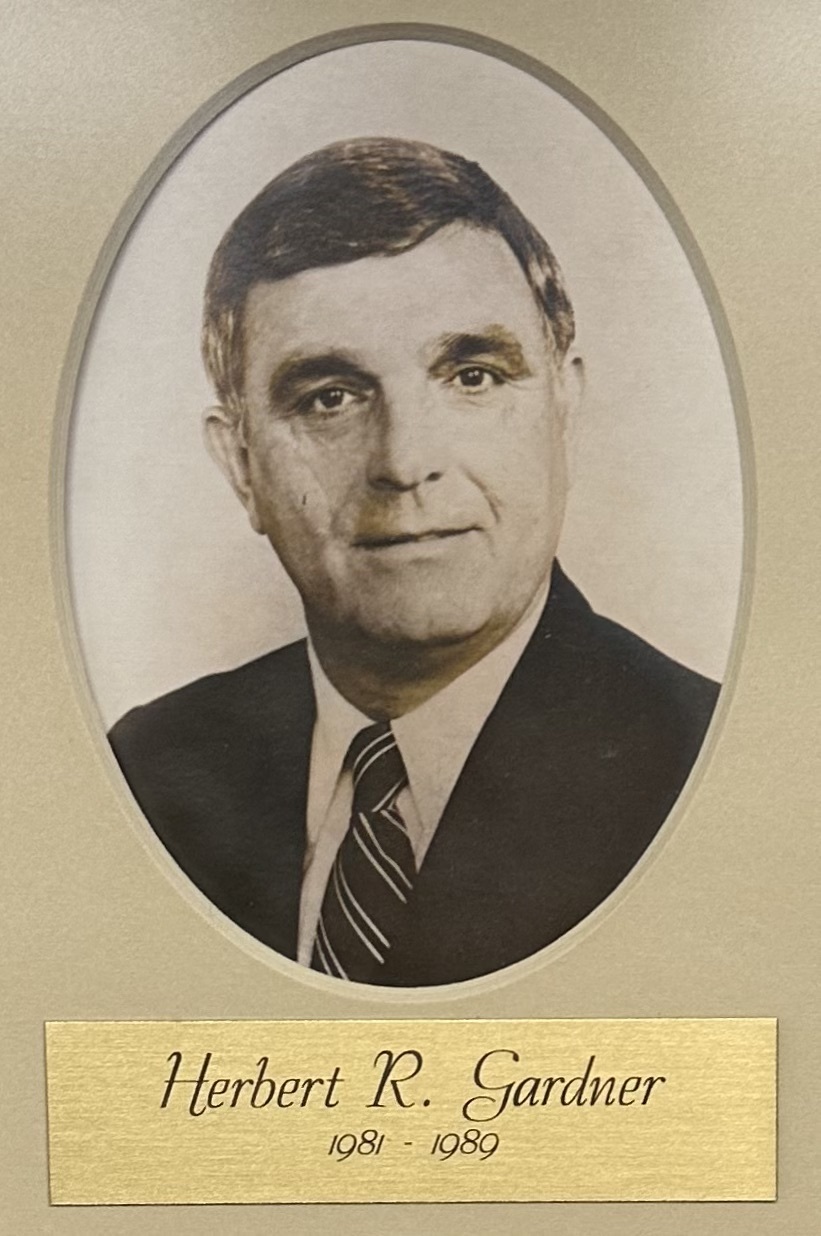Herbert Gardner, former superintendent