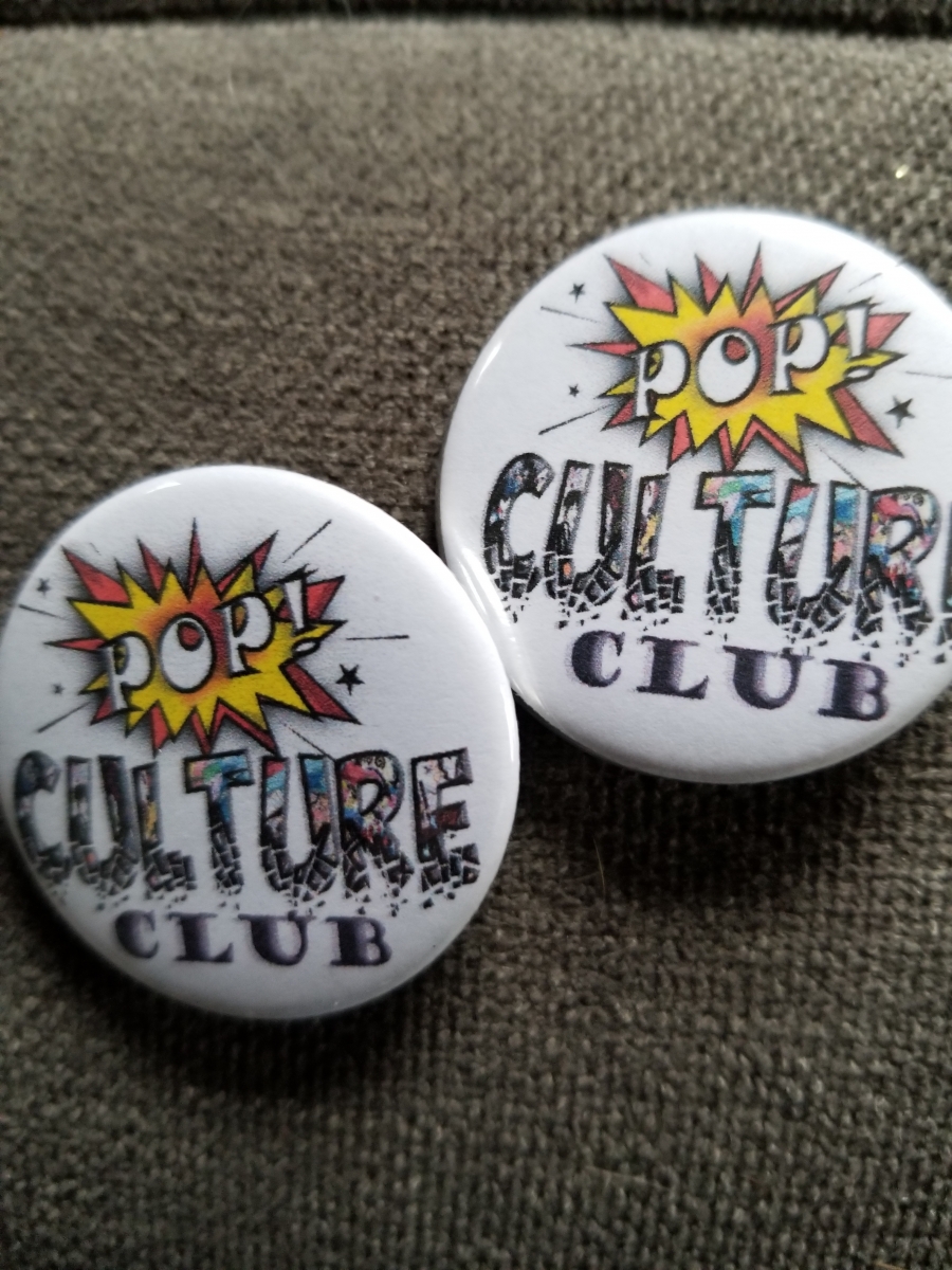 Pop Culture Club Button